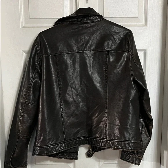 Bass Dark Brown Leather Jacket - Picture 3 of 8